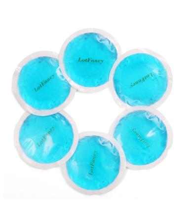 LotFancy Reusable Gel Ice Pack for Injuries 6PCS Small Heating Cooling Pads with Cloth Backing Hot Cold Therapy for Tired Eyes Breastfeeding Wisdom Teeth Headache Sinus Relief - Buy Online on GoSupps.com