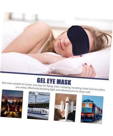 FRCOLOR 1 Set Gel Eye Mask Sleeping Mask Cotton Eye Mask Cold Eye Pads Reusable Eye Mask for Puffy Eyes Sleeping Eye Cover Detachable Eye Cover Sensing Temperature Facial Mask Goggles As Shown 17X9X1CM - Buy Online on GoSupps.com