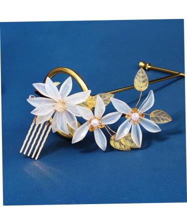 MAGICLULU Flower Comb Bridal Hair Accessory Wedding Hair Comb Combs Tiara Wedding Hair Accessories Wedding Bridal Hair Comb Crystal Hair Comb Crystal Bridal Hair Comb The Flowers Headgear - Buy Online on GoSupps.com