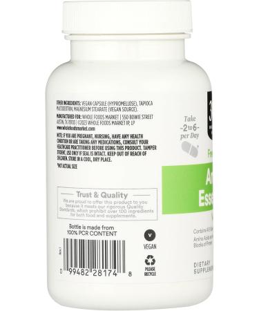 365 by Whole Foods Market Amino Essentials 100 Capsules 100 Count (Pack of 1) - Buy Online on GoSupps.com