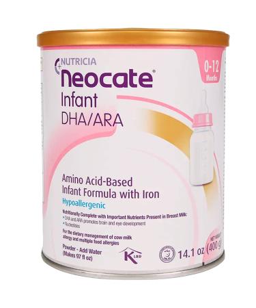 Neocate Infant - Hypoallergenic, Amino Acid-Based Baby Formula with DHA/ARA - 14.1 Oz Can 14.1 Ounce (Pack of 1) - Buy Online on GoSupps.com