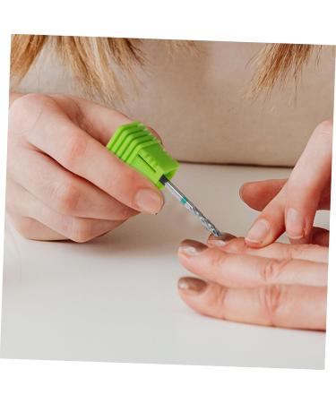 FOYTOKI Nail Polisher Manicure Art Drill Bits Manicure Nail Bits Nail Art Polishing Tools Women Nail Drill Bit Drill Bits for Nails Drill Bit for Acrylic Nails Manicure Drill Bits 7.00X1.30X1.30CM Green - Buy Online on GoSupps.com