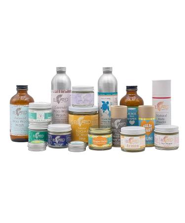 ELEVATED Skin Repair Balm - All Natural Organic Herbal Salve with Calendula & Wild Devils Club - 2oz Glass Jar - Buy Online on GoSupps.com