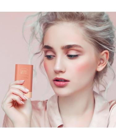 Cheek Cream Blushes Stick - Cheek Tint Blushes Stick - Waterproof Long Lasting Glow Rotating Design Blushes Stick for Easy Application For Women Girls Cheeks and Lips Mature Skin Shakven 03 - Buy Online on GoSupps.com