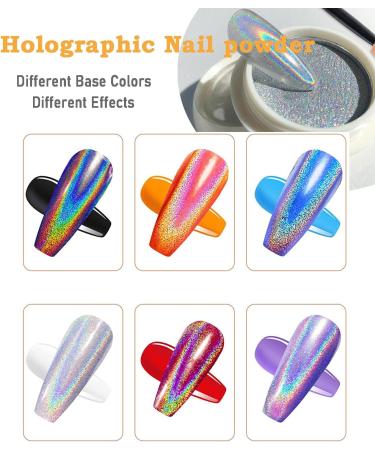 Turlyxie 6 Chrome Nail Powder - Mirror Effect | Holo Chrome & Pearl Powder | Nail Art Essential C2 - Buy Online on GoSupps.com