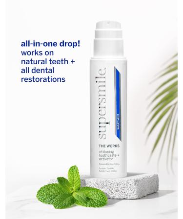 Buy Supersmile The Works Whitening Toothpaste & Activator - Sassy Mint | International Shipping Available - Buy Online on GoSupps.com