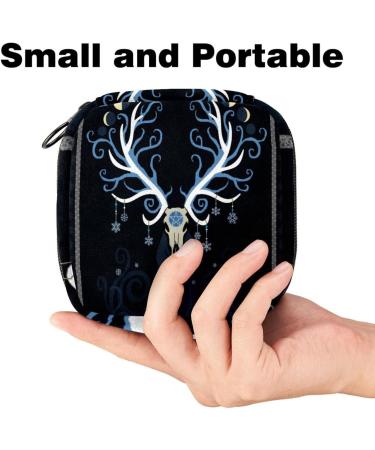 Portable Women's Napkin Storage Bag | Trunk Sheep Design | Menstrual Cup & Bandages Organizer - Perfect for First Periods | Color 3 - Buy Online on GoSupps.com