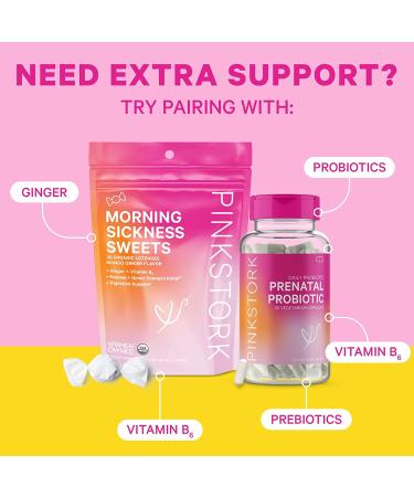 Pink Stork Total Prenatal Vitamin with DHA, Folic Acid, and Essential Nutrients - 60 Vegetarian Capsules - Buy Online on GoSupps.com