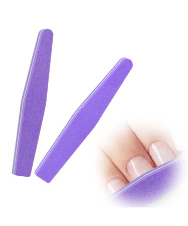 Double Sided Nail File for Emery (100/180 Grit) - Nail Polish File for Home and Salon Use - Professional Manicure Tools 2 Pieces