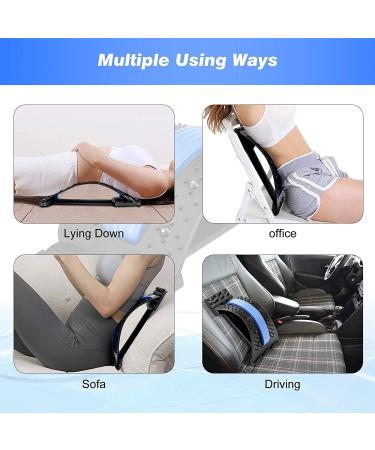 Dunlap Rear Back Backer for Pain Relief | Multi-Level Acupressure Posture Corrector | Green/White - Buy Online on GoSupps.com