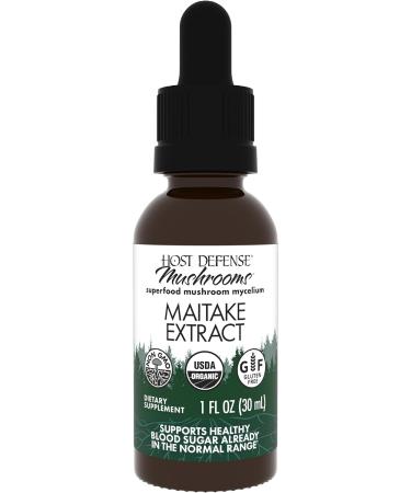 Host Defense Maitake Extract Mushroom Supplement Plain 1 fl oz 1 Fl Oz (Pack of 1)