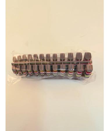 912 Colorful Short False Nails Square EBANKU | Full Cover Acrylic Press on Nails for Women Girls | DIY Nail Art (38 Colors) - Buy Online on GoSupps.com