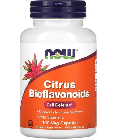 Now Foods Citrus Bioflavonoid Complex 1400 mg, 100 Count (Pack of 1)
