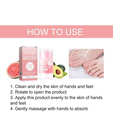 Cracked Heel Repair Cream Stick Foot Moisturizing Stick Foot Cream For Very Dry Feet Foot Cream For Calluses And Hard Skin Foot Moisturiser Callus Remover Soften For Feet Knees Hand - Buy Online on GoSupps.com