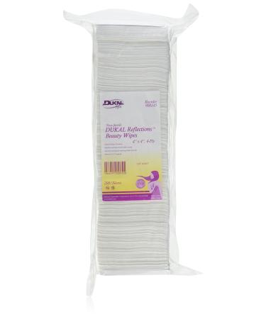 Non-Sterile - DUKAL Reflections Beauty Wipes - Latex Free (4-Ply) (4" x 4") - 200 count