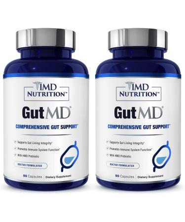 1MD Nutrition GutMD L-Glutamine and Prebiotic - Pack of 2 - 90 Capsules