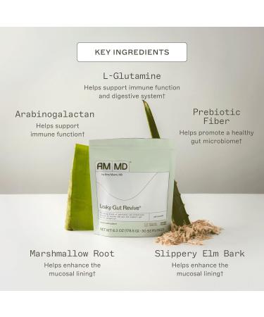 Dr. Amy Myers Leaky Gut Revive Powder - L Glutamine Supplement for Gut Repair & Health | Reduce Constipation, IBS, Bloating | Plant-Based Formula - Buy Online on GoSupps.com