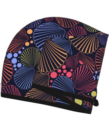 Colorful Shells Microfiber Hair Towel - Soft Super Absorbent Hair Wrap for Long Curly & Thick Hair - Quick Dry Coral Velvet for Women - Buy Online on GoSupps.com