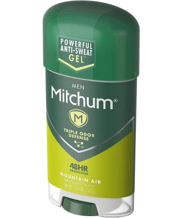 Men's Mitchum Clear Gel Antiperspirant & Deodorant - Mountain Air | 3.4 oz - Buy Online on GoSupps.com