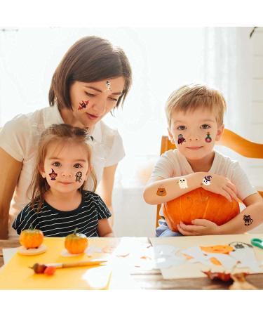 FINGOOO Halloween Temporary Tattoos for Kids - 120 waterproof tattoos in 20 styles | Halloween Party Favor Bag Stuffers - Buy Online on GoSupps.com