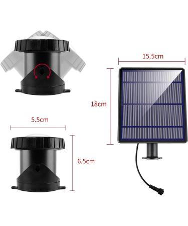 Coreslux Solar Pond Lighting - Adjustable RGB Underwater Spotlights IP68 Waterproof 2-Pack | Outdoor Garden Landscape Lighting - Buy Online on GoSupps.com