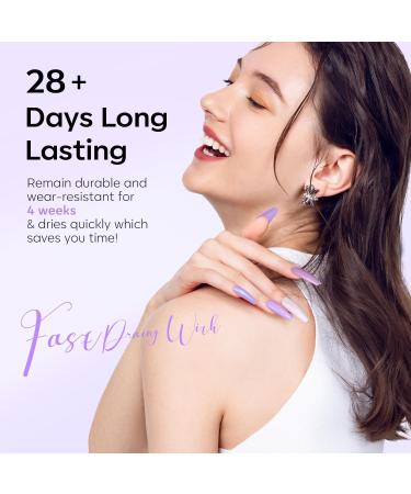 Modelones Purple Glitter Gel Nail Polish Set 6 Colors Shimmer Mermaid Gel Polish Cat Eye Sparkle Gel Nail Polish Soak Off Summer Gel Polish Set for Women DIY Nail Art Gift - Buy Online on GoSupps.com