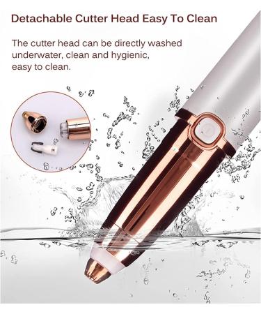Eyebrow Hair Remover & Painless Trimmer for Women | Portable Razor for Face & Nose - Shop Internationally - Buy Online on GoSupps.com
