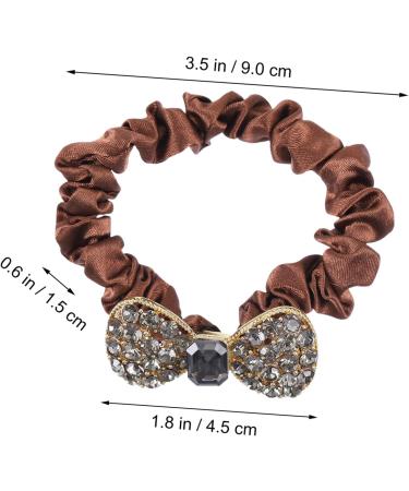 Beavorty Hair Ring Hair Ties with Bows Rhinestone Headbands for Women Dreadlock Hair Tie Crystal Hair Rope Fashion Elestic Hairbands Vintage Hair Bow Women Headwear Women Scrunchies Miss - Buy Online on GoSupps.com