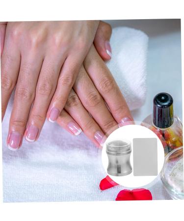 DOITOOL 2 Sets Silicone Nail Art Stamp Gel Nail Polishes Stampers for French Manicure Nail Polish Nail Stamp Kit Nail Art Tool Nail Kits Nail Tool Pointy Accessories Aluminum Alloy - Buy Online on GoSupps.com