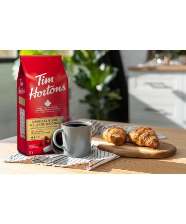 Tim Hortons Original Blend Fine Grind Coffee Medium Roast Made with 100% Arabica Beans 652g Bag Coffee Original Blend 652 g (Pack of 1) - Buy Online on GoSupps.com
