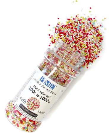 PME Multi Coloured Nonpareils 80 g - Buy Online on GoSupps.com