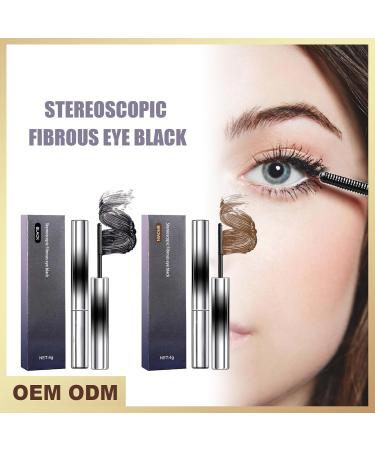 Kaluofan 2PCS 3d Curling Iron Mascara Curling Iron Mascara Long-lasting Curling Effect Easy to Clean Easy to Carry(C) Black brown - Buy Online on GoSupps.com