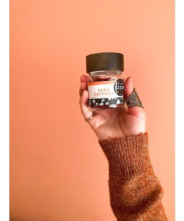 Sara Saffron Grade A+ 100% Authentic Saffron Threads - 5g Glass Jar - Buy Online on GoSupps.com