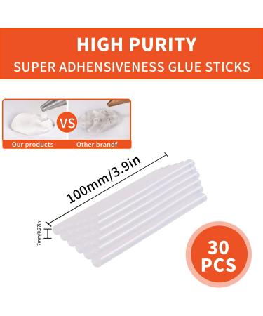 Mini Hot Glue Gun Kit with 30 Glue Sticks - 20W, Heating up Quickly for DIY Crafts and Home Repairs (White) - Buy Online on GoSupps.com