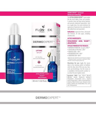 FLOSLEK Lifting Face Lifting Serum 30ml strengthens hydrates and strengthens for people aged 30 and over For all skin types Dermatologically tested Made in the EU - Buy Online on GoSupps.com