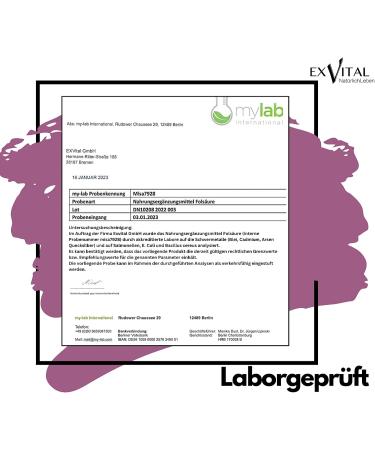 Buy Folic Acid Drops 400 g - 50ml Vegan Supplement for Pregnancy & Immune Health - Additive-Free Lab-Tested in Germany - Buy Online on GoSupps.com