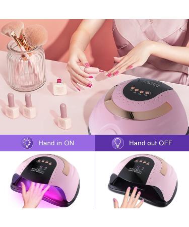 268W UV LED Nail Dryer for Gel Polish | 57 Dual Light Beads, 4 Timer Settings, Auto Sensor - Buy Online on GoSupps.com