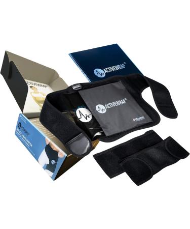 ActiveWrap Hip Ice Pack Wrap - 10x10 Inch Reusable Ice Pack for Hip Pain Relief & Recovery | Hot & Cold Therapy for Strains & Tightness - Buy Online on GoSupps.com