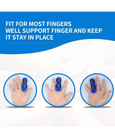 Trigger Finger Splint - 2 Pack Finger Brace for Arthritis & Pain Relief | Thumb Splint for Broken Finger Support - Buy Online on GoSupps.com