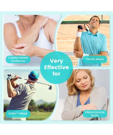 Elbow Brace for Cubital Tunnel Syndrome & Tennis Elbow - Night Support for Ulnar Nerve Relief - S/M Size for Men and Women - Left/Right Arm - Buy Online on GoSupps.com