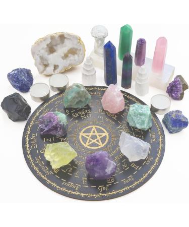 Xiannvxi 2 Green Aventurine Raw Crystal Set - 100% Natural Premium Gemstones - 4 Pcs Healing Stones for Wellness - Buy Online on GoSupps.com