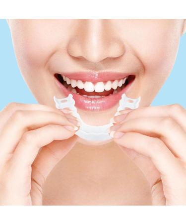 Skhaovs Instant Veneers - 3 Pairs of Comfortable False Teeth Dentures for Temporary Aesthetics | Affordable Snap-On Bite Prostheses - Buy Online on GoSupps.com