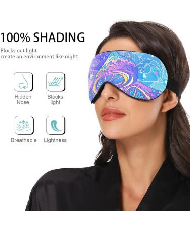 Haskirky Light Blocking Eye Mask - Breathable & Adjustable for Adults - Ideal for Travel, Yoga, Meditation & Deep Sleep - Buy Online on GoSupps.com