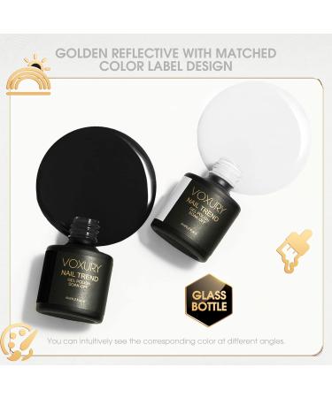 VOXURY 12Pcs Nude Pink Wine Gel Nail Polish Set | Long Lasting Classic Colors | Soak Off LED/UV Nail Lamp | 0.20 Fl Oz (Pack of 12) - Buy Online on GoSupps.com