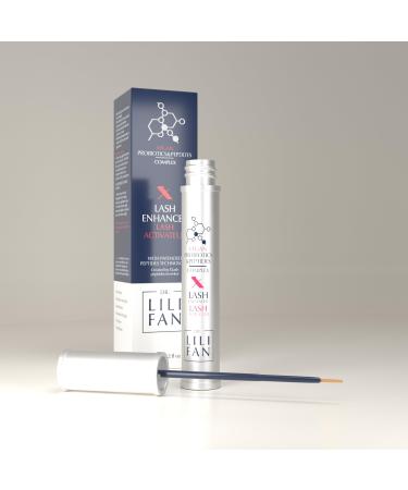 Dr. Lili Fan Probiotic XLash Enhancer - Natural Volumizing Lash Boost Treatment for Top and Bottom Lashes with Exclusive Peptide Complex Vegan Probiotic