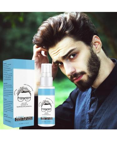 Men's Sea Salt Spray Sea Salt Spray for Hair Men Natural & Organic Creates Waves and Textures with a Matt Finish Quick Texturizing Hair Styling Volume Spray (50ml) - Buy Online on GoSupps.com