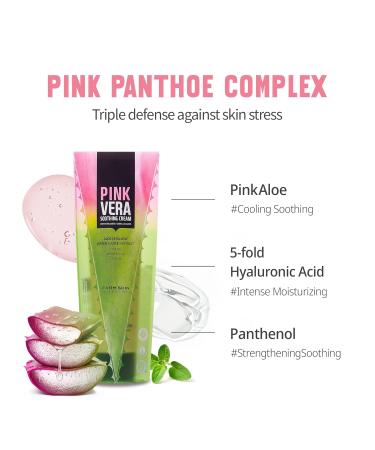 FARMSKIN Superfood Pink Vera Soothing Cream | Post Workout Yoga & Shaving Relief | 3.38 fl. oz - Soothing & Moisturizing - Buy Online on GoSupps.com