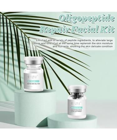 Collagen Oligopeptide Repairing Serum Set | Instant Face & Eye Lift | Anti-Aging Microneedling Serum with Plant Stem Cells - Buy Online on GoSupps.com
