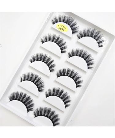 UAMOU 10/50/100 Boxes 5 Pairs Natural False Eyelashes Fake Lashes Makeup 3d Mink Extension Eyelash Mink Eyelashes Faux Cils Maquiagem Cheerfully (Color : S19 5Pairs Size : 10 Boxes 50 Pairs) - Buy Online on GoSupps.com