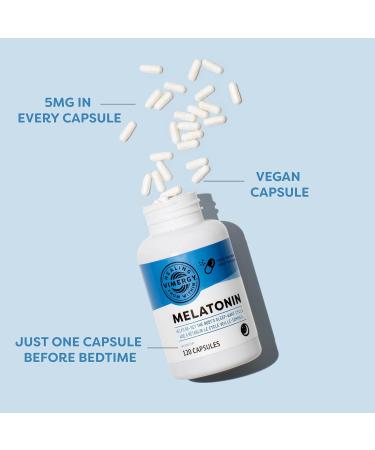 Vimergy Melatonin Capsules - 120 Capsules - Buy Online on GoSupps.com